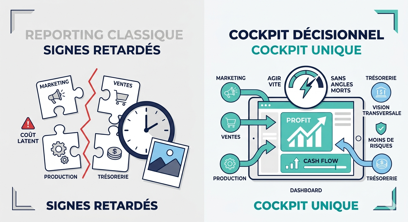 Aperçu graphique du Cockpit Décisionnel